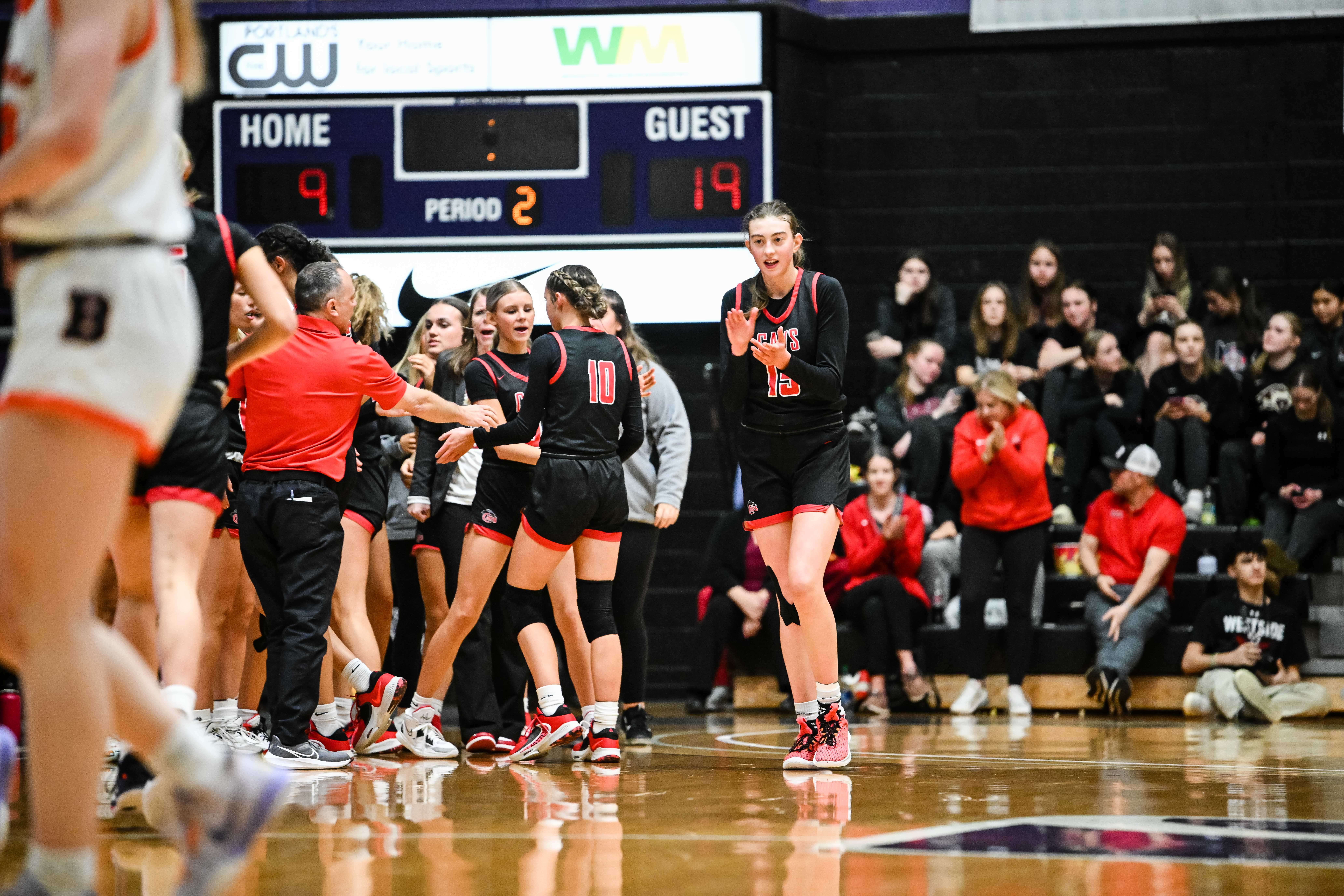 Clackamas Beaverton 6A Oregon girls basketball quarterfinal Naji Saker 1 -51